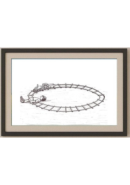 Mohammad Amin Aghaey 29X21CM Orijinal Karikatür Tablo