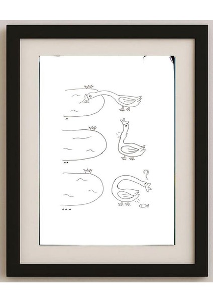 Yu Haoze 29X21CM Orijinal Karikatür Tablo