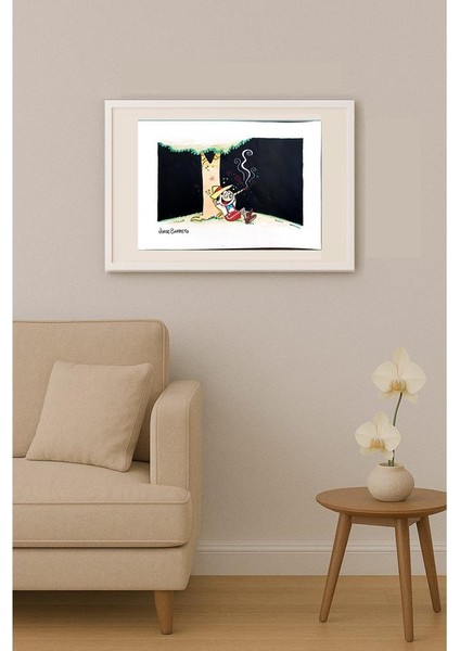 Jorge Barreto 40x30cm Orijinal Karikatür Tablo indirimleri