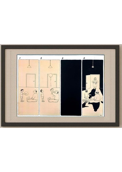 Yuri Ochakovsky 43x30cm Orijinal Karikatür Tablo