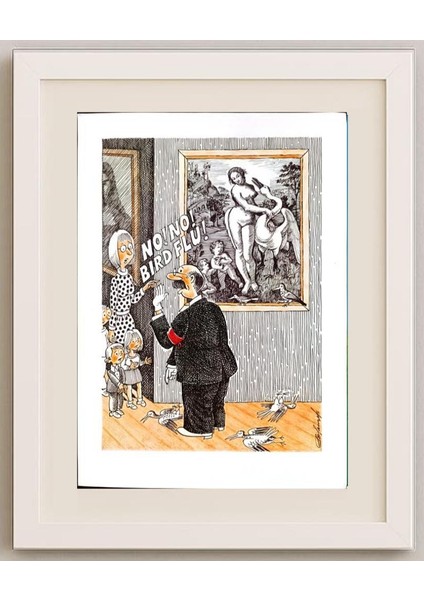 Valentin Rozantsev 29X21CM Orijinal Karikatür Tablo fırsatları