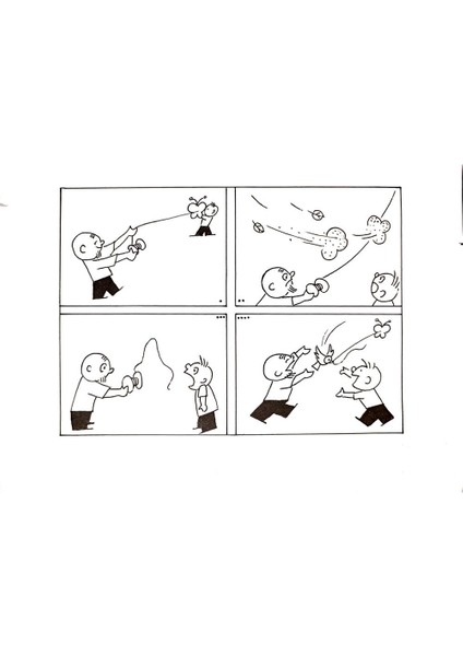 Yu Yangnan 29X21CM Orijinal Karikatür Tablo modelleri