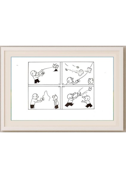 Yu Yangnan 29X21CM Orijinal Karikatür Tablo fırsatları