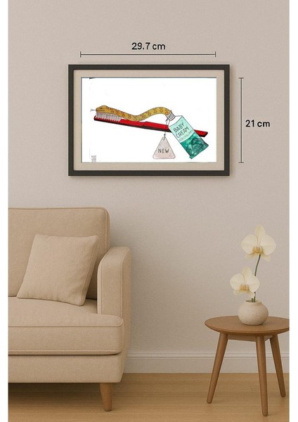 Mihai Dinulescu 29X21CM Orijinal Karikatür Tablo fiyatları