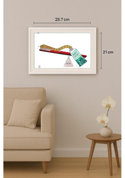 Mihai Dinulescu 29X21CM Orijinal Karikatür Tablo indirimleri