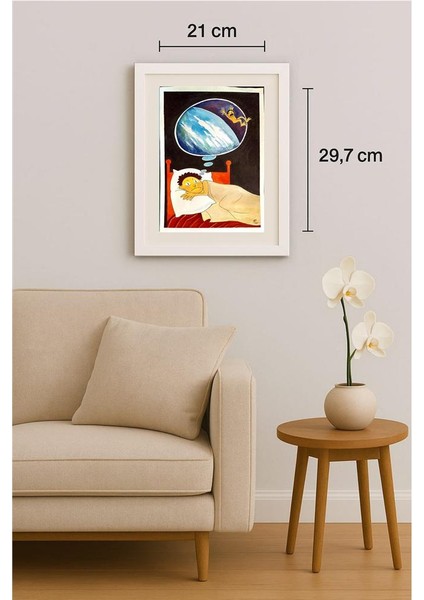 Babilig 29X21CM Orijinal Karikatür Tablo indirimleri