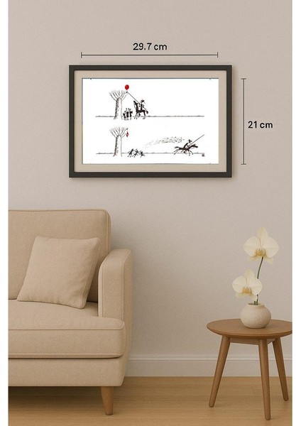 Marina Markevitch 29X21CM Orijinal Karikatür Tablo fiyatları