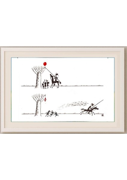 Marina Markevitch 29X21CM Orijinal Karikatür Tablo fırsatları