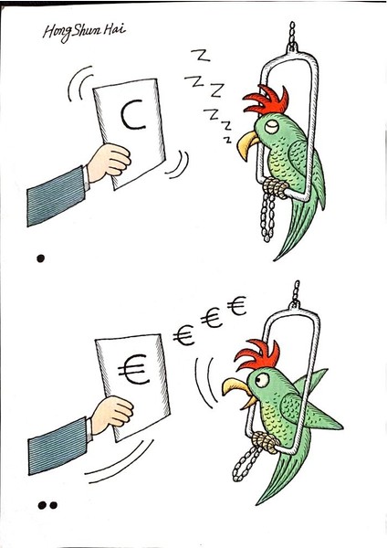 Hong Shun Hai 29X21CM Orijinal Karikatür Tablo modelleri