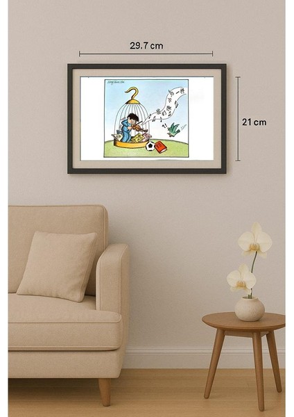 Hong Shun Hai 29X21CM Orijinal Karikatür Tablo fiyatları