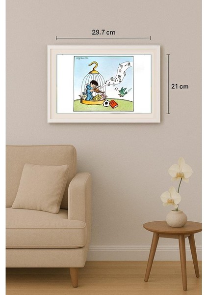 Hong Shun Hai 29X21CM Orijinal Karikatür Tablo indirimleri