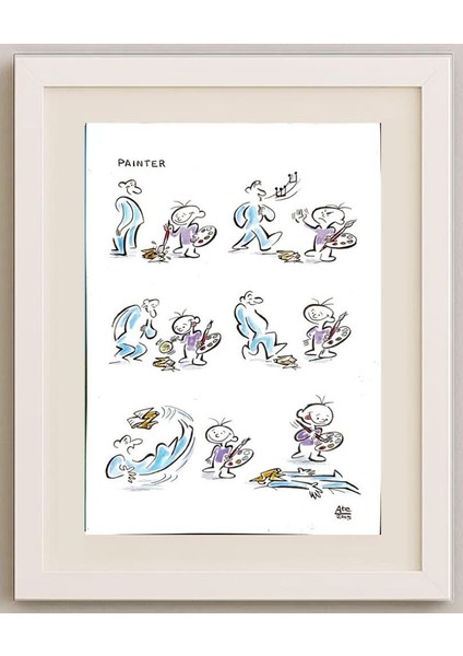 Tempesta Tastas 29X21CM Orijinal Karikatür Tablo fırsatları