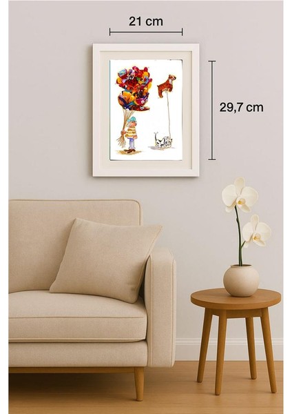 Serafim Bakoulis 29X21CM Orijinal Karikatür Tablo indirimleri