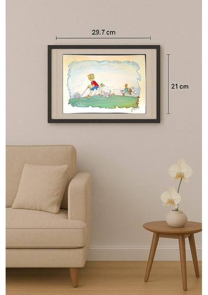 Jordan Popiliev 29X21CM Orijinal Karikatür Tablo fiyatları