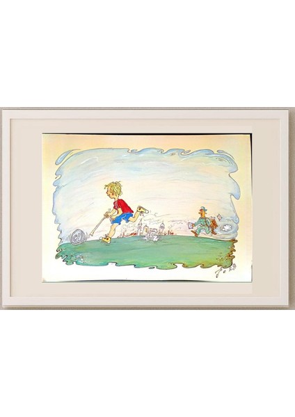 Jordan Popiliev 29X21CM Orijinal Karikatür Tablo fırsatları