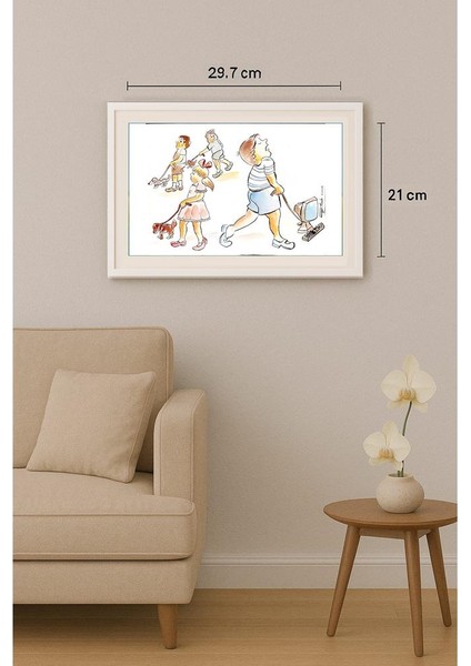 Tode Blazevski 29X21CM Orijinal Karikatür Tablo indirimleri