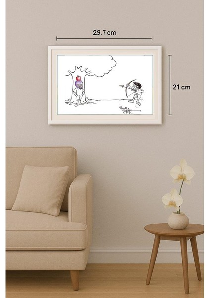 Vendra Gopalaksrishna 29X21CM Orijinal Karikatür Tablo indirimleri