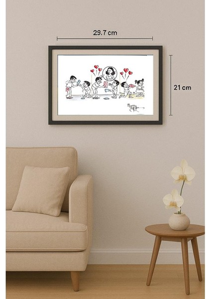 Vendra Gopalaksrishna 29X21CM Orijinal Karikatür Tablo fiyatları