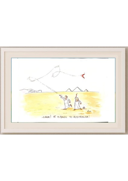 Josip Kovacevic 29X21CM Orijinal Karikatür Tablo fırsatları