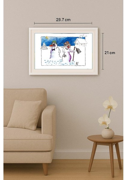 Oslovar Ivan 29X21CM Orijinal Karikatür Tablo indirimleri