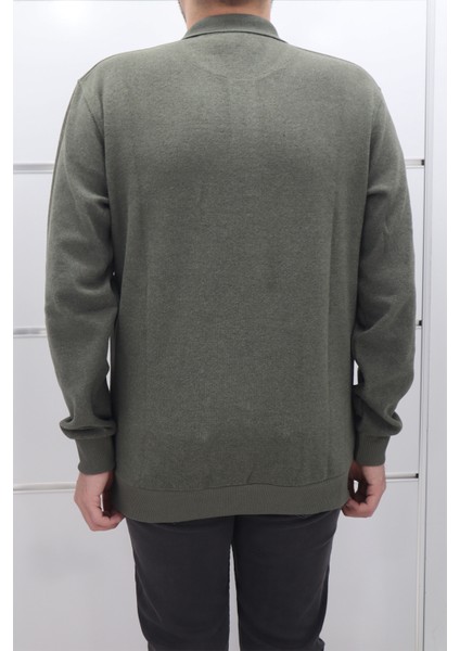 Fistan Store Erkek Düz Klasik Kesim Rahat Kalıp Polo Yaka Tek Cepli Selanik Kumaşlı Kışlık Kazak fiyatları