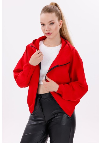 Kadın Kapüşonlu Su ve Rüzgar Geçirmez Oversize Yağmurluk - Rüzgarlık modelleri