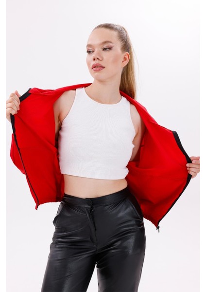 Kadın Kapüşonlu Su ve Rüzgar Geçirmez Oversize Yağmurluk - Rüzgarlık fırsatları