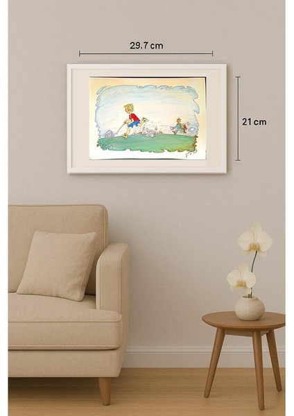 Jordan Popiliev 29X21CM Orijinal Karikatür Tablo indirimleri