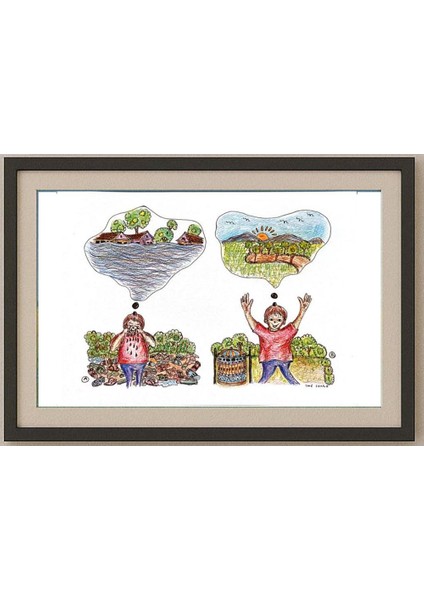 Susanto 29X21CM Orijinal Karikatür Tablo