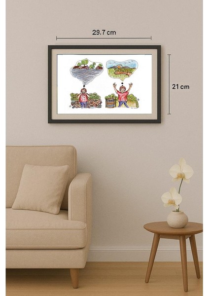 Susanto 29X21CM Orijinal Karikatür Tablo fiyatları