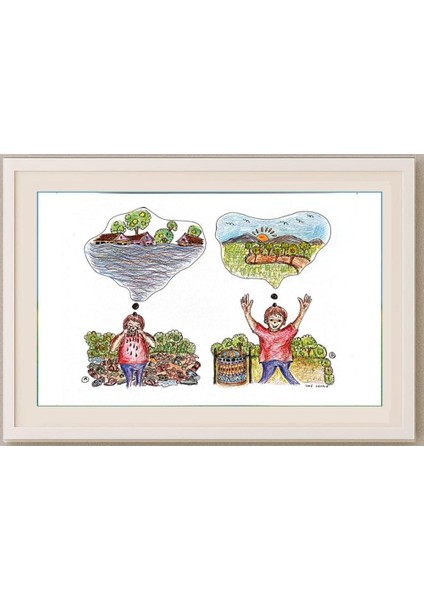 Susanto 29X21CM Orijinal Karikatür Tablo fırsatları