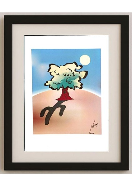 Athanassios Efthimiadis 29X21CM Orijinal Karikatür Tablo