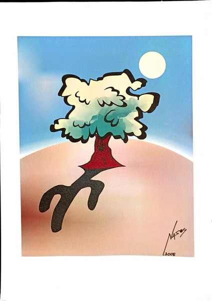 Athanassios Efthimiadis 29X21CM Orijinal Karikatür Tablo modelleri