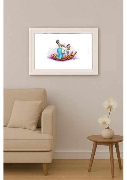 Peter Puszta 43x30cm Orijinal Karikatür Tablo indirimleri