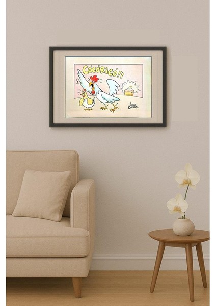 Jorge Barreto 40x30cm Orijinal Karikatür Tablo fiyatları