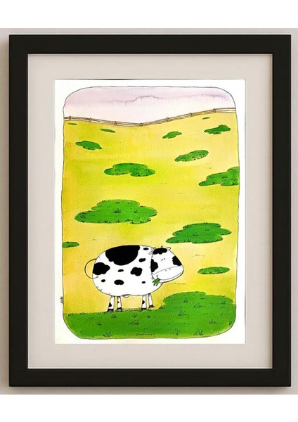 Afraa Al Youssef 43x30cm Orijinal Karikatür Tablo