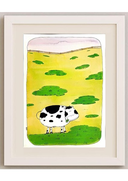 Afraa Al Youssef 43x30cm Orijinal Karikatür Tablo fırsatları