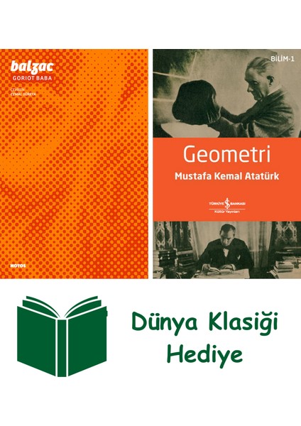 Goriot Baba + Geometri + Dünya Klasiği Hediye