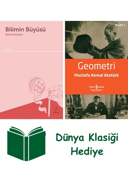 Bilimin Büyüsü + Geometri + Dünya Klasiği Hediye