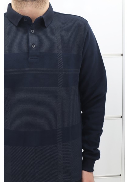 Fistan Store Erkek Desenli Spor Kesim Normal Kalıp Polo Yaka Selanik Kumaşlı Kışlık Kazak fiyatları