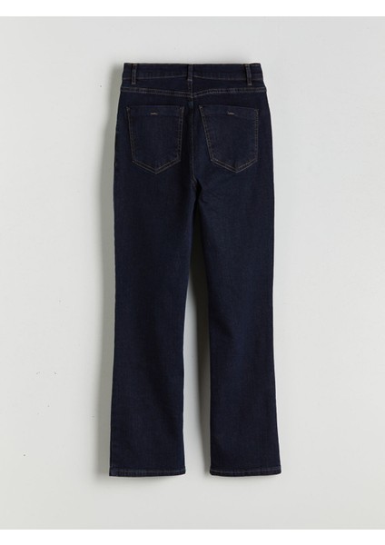 Yeni Sezon Crop Flare Kadın Jean Pantolon indirimleri