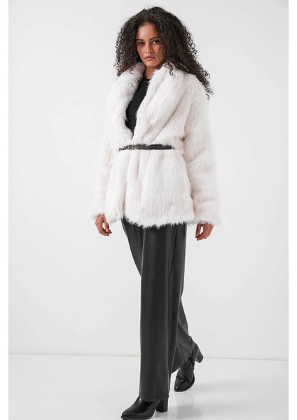 Ekru Kadın Kaban 9156 fiyatları