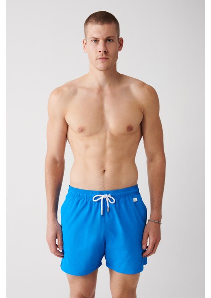 Erkek Saks Düz Deniz Şortu A31Y3800