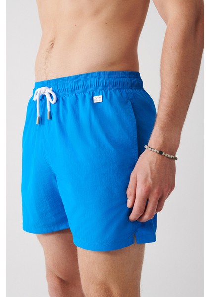 Erkek Saks Düz Deniz Şortu A31Y3800