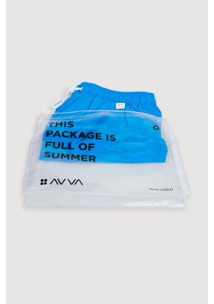 Erkek Saks Düz Deniz Şortu A31Y3800