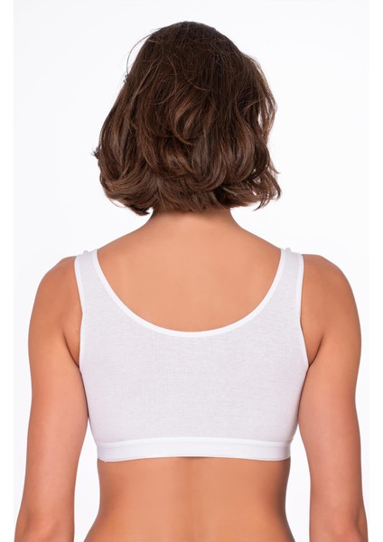 Kadın Kaşkorse Sporcu Sütyen | Beyaz 5017 fiyatları