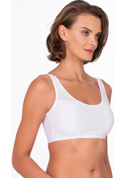 Kadın Kaşkorse Sporcu Sütyen | Beyaz 5017 modelleri