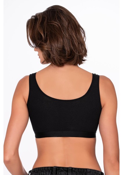 Kadın Kaşkorse Sporcu Sütyen | Siyah 5017 fiyatları