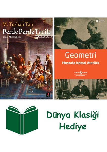 Perde Perde Tarih + Geometri + Dünya Klasiği Hediye