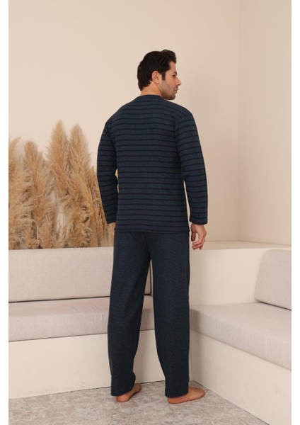 Erkek Selanik Önü Patlı Takım | Petrol Mavisi 627 modelleri